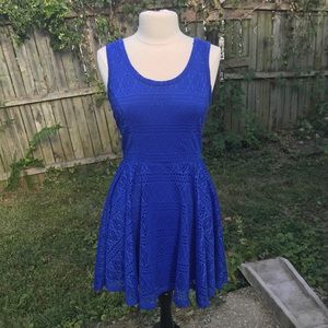 Blue Lace Express Dress